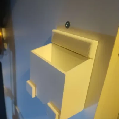 Hộp đựng rác thải dây tóc máy in 3D