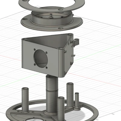 Vỏ Housing Camera Allsky Pi4 Tự Động