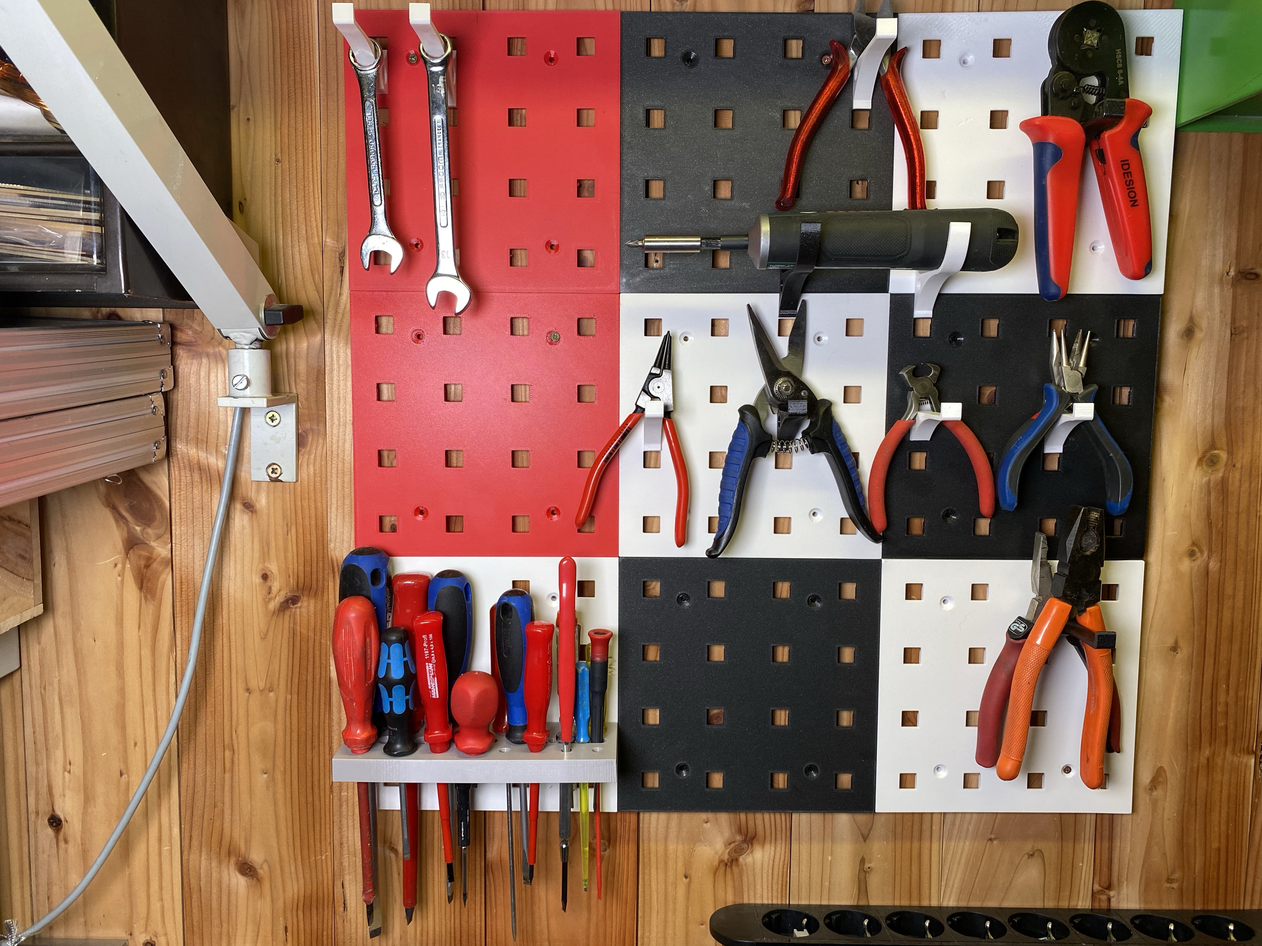 Chỗ đựng tua vít cho "Hệ thống lưu trữ dụng cụ - Brunos"