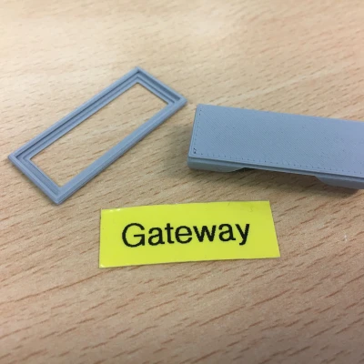 Giá đỡ nhãn cáp Parametric cho cáp Ethernet, mạng, USB, PC, dây nguồn, v.v.