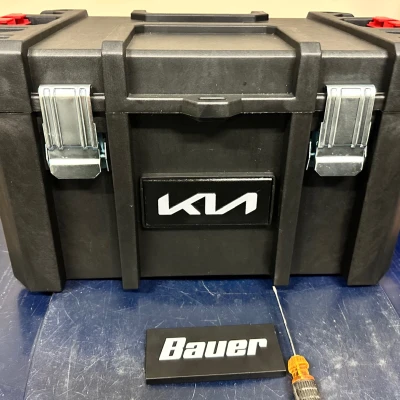 Tấm Logo Kia, Hyundai cho Hộp Đựng Đồ Lớn Bauer Harbor Freight - Thay Thế Frunk EV6/Ioniq 5