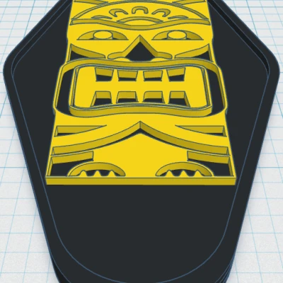 Tiki Keytag 67 - Móc khóa lớn