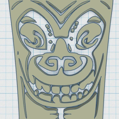 Tiki Keytag 69