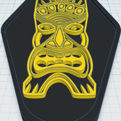 Tiki Keytag 61 - Móc khóa lớn