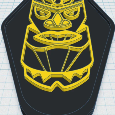 Tiki Keytag 63 - Móc khóa lớn