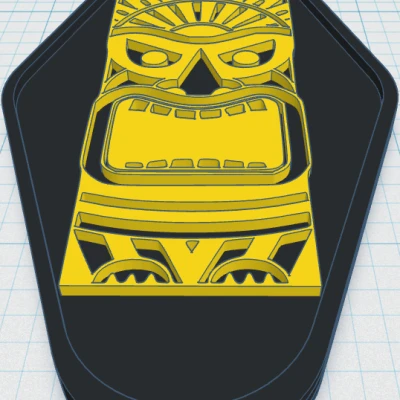 Tiki Keytag 71 - Móc khóa lớn