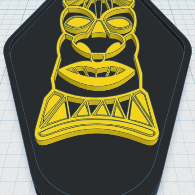 Tiki Keytag 59