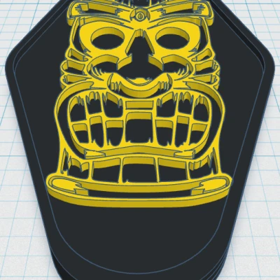 Tiki Keytag 55 - Móc khóa lớn