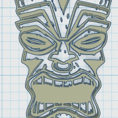 Tiki Keytag 51 - Móc khóa lớn