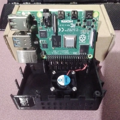 Vỏ Case Raspberry Pi 4 Có Quạt 30mm