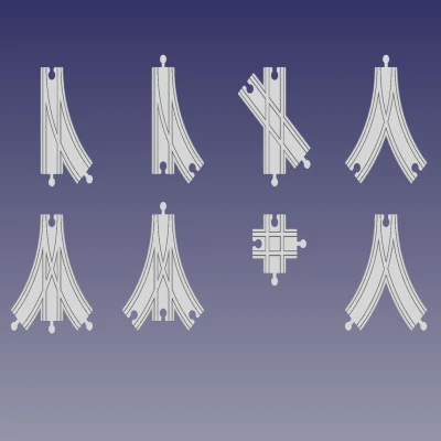 Bộ sưu tập ngã tư tàu gỗ tương thích với bộ IKEA