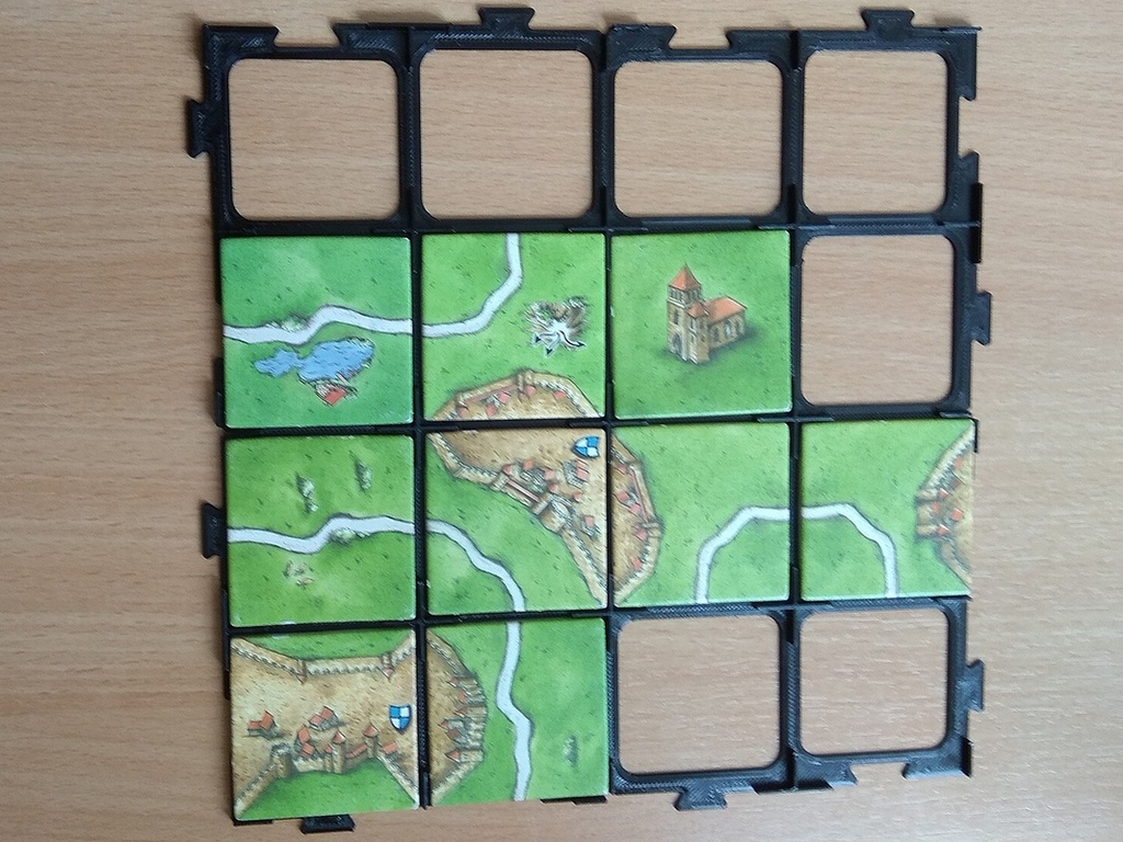 Lưới ô Carcassonne tùy chỉnh 4x4