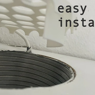 Nắp che ống hút mùi 150mm cho mọi loại ống Ikea 150mm