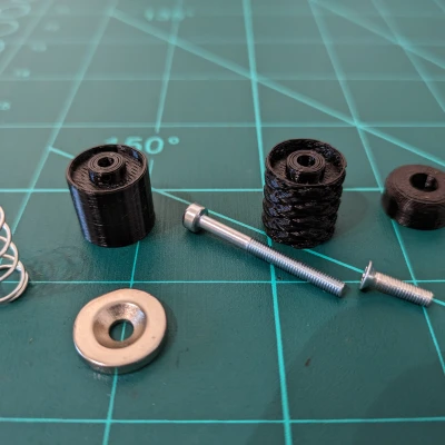 Giá đỡ mạch in có lò xo và đế nam châm