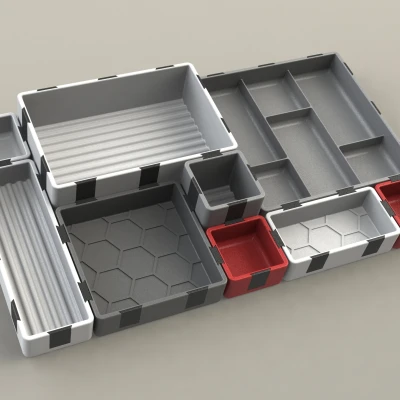 Khay Đa Năng / Hộp Tổ Chức Bàn Làm Việc