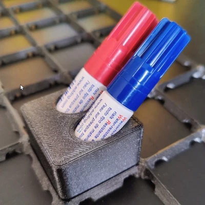 Gridfinity - 1x1 - 2 cây bút marker Edding mini để xéo