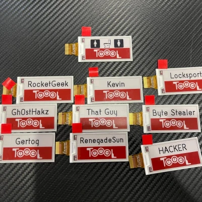 Kệ Đựng Bảng Tên Cho Màn Hình E-Ink Waveshare 212x104, 2.13inch