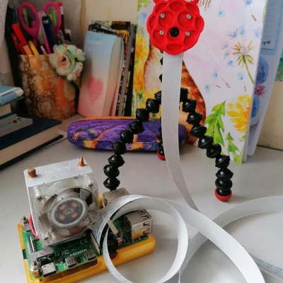 Vỏ Hộp Tripod Camera Raspberry Pi Module v1.3