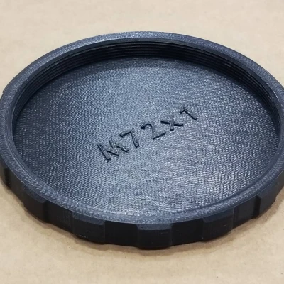 Nắp đậy ren M72x1, đực và cái