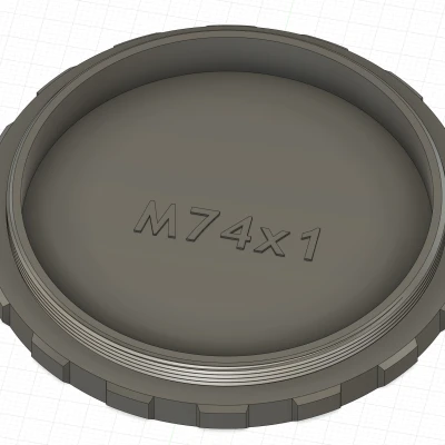 Nắp Che Ren M74x1 Đực Cái Dùng Cho Thiên Văn