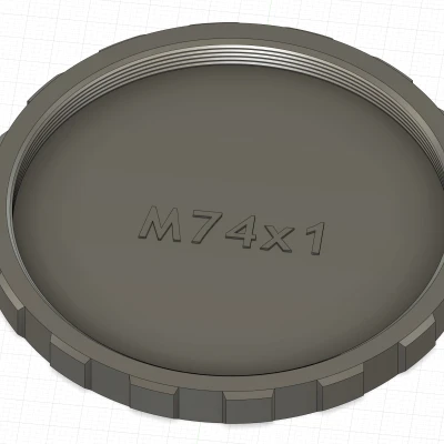 Nắp Che Ren M74x1 Đực Cái Dùng Cho Thiên Văn