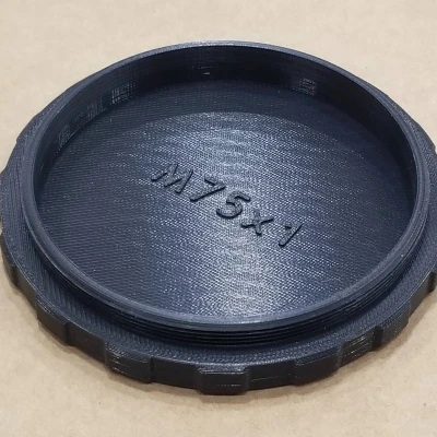 Nắp chụp bụi ren M75x1, đực và cái - Ống lấy nét Feather Touch 3.0