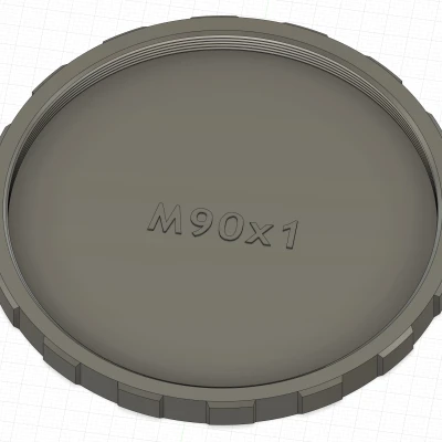 Chụp bụi ren M90x1, đực và cái