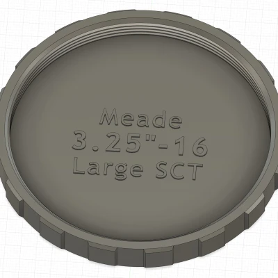 Nắp Che Bụi Ren Meade 3.25"-16 (Đực/Cái) Cho Kính SCT Lớn