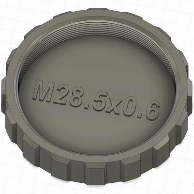 Nắp Đậy Ren M28.5x0.6, Đực và Cái