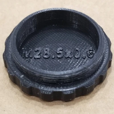 Nắp Đậy Ren M28.5x0.6, Đực và Cái