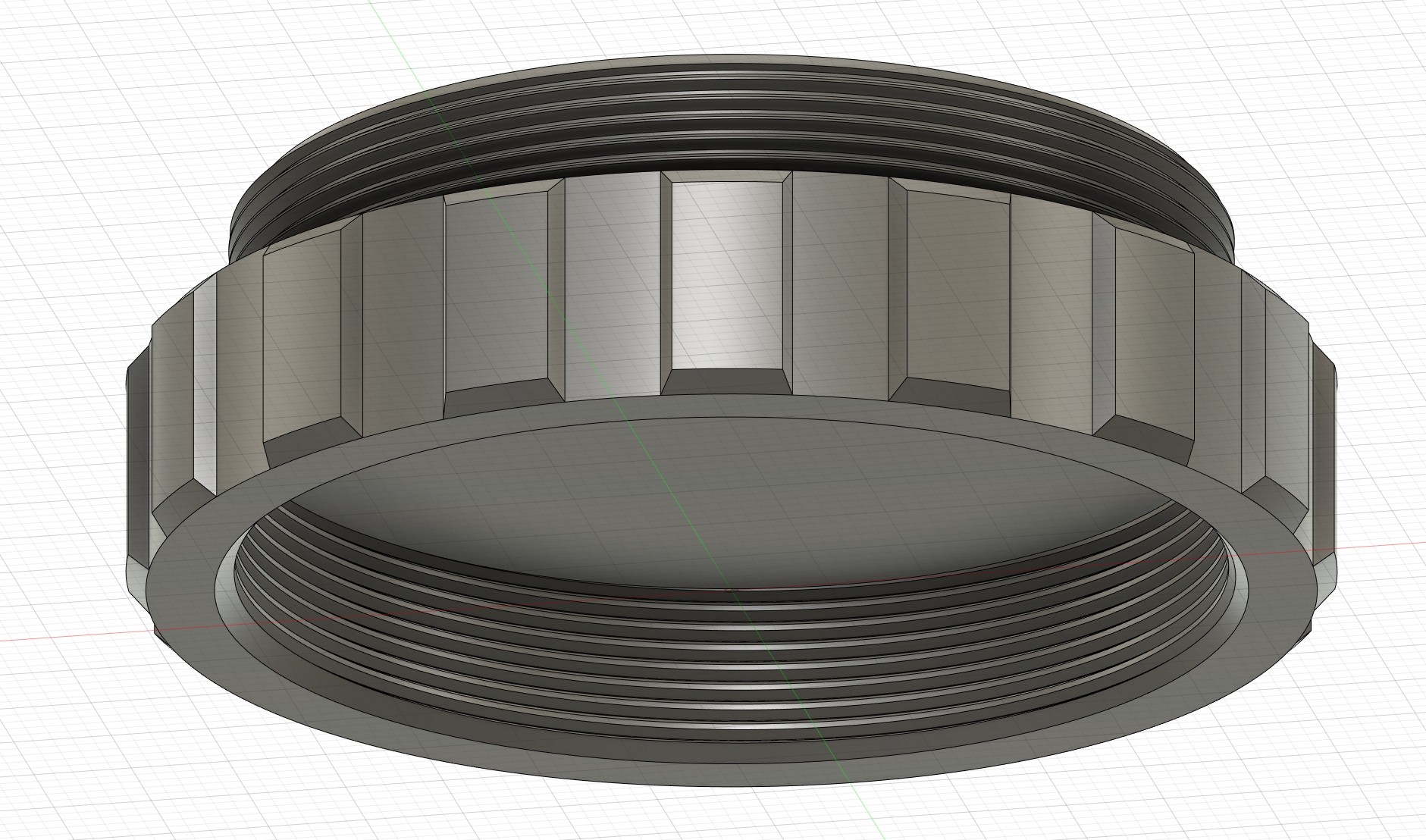 Nắp che bụi ren 2"-24 hai mặt, đực/cái - Kính thiên văn Schmidt-Cassegrain (SCT)
