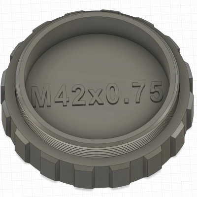 Nắp Chụp Bụi Ren 2 Mặt M42x0.75 (Đực/Cái) Cho Thiên Văn