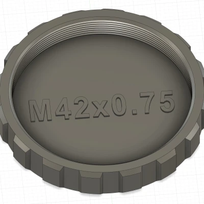 Nắp Đậy Ren M42x0.75 Cái Và Đực