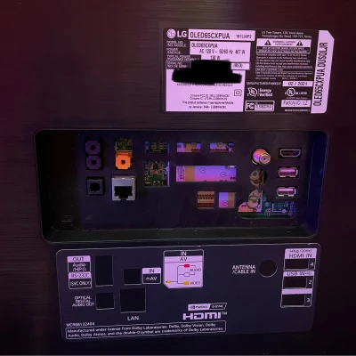 Ngàm Gắn Quạt Tản Nhiệt Cho TV LG CX OLED