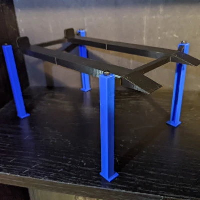 Cầu Nâng 4 Trụ - Cho Xe Mô Hình Tỉ Lệ 1/18