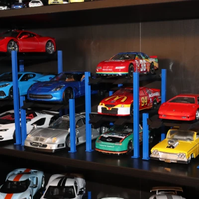 Dàn Cầu Nâng Xe Mô Hình 4 Trụ - Tỉ Lệ 1:64, 1:43, 1:30, 1:24, 1:18, 1:14, 1:10