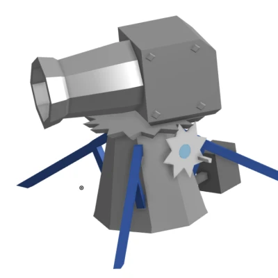 Pháo Lùn Mini - Có Động Cơ