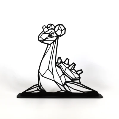 Lapras Hình Học Low Poly