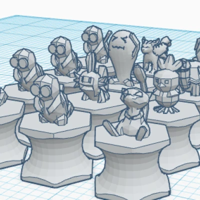 Mô Hình Pokemon Thêm Cho Game Pokemon Đế Gập Prusa