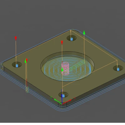 Cam Ví dụ cho Hướng dẫn CAM CNC Tấm phẳng của Tôi
