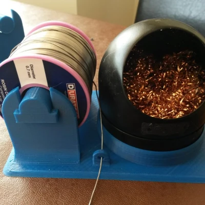 Giá đỡ cuộn thiếc hàn và bọt biển