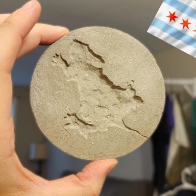 Khuôn Đế Lót Ly Hình Rãnh Chuột Chicago