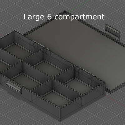 Hộp đựng thuốc / vitamin / ốc vít in liền