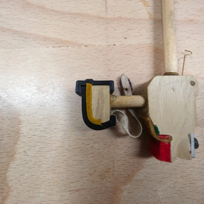 Kẹp/Giá đỡ dán da cho bộ phận chặn đàn piano