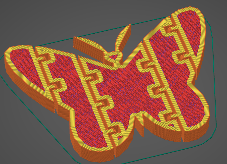 Mô Hình Bướm Đồ Trang Trí Có Khớp Nối