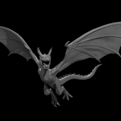 Rồng Tro (Ash Drake) - Từ Kobold Press Tome of Beasts!