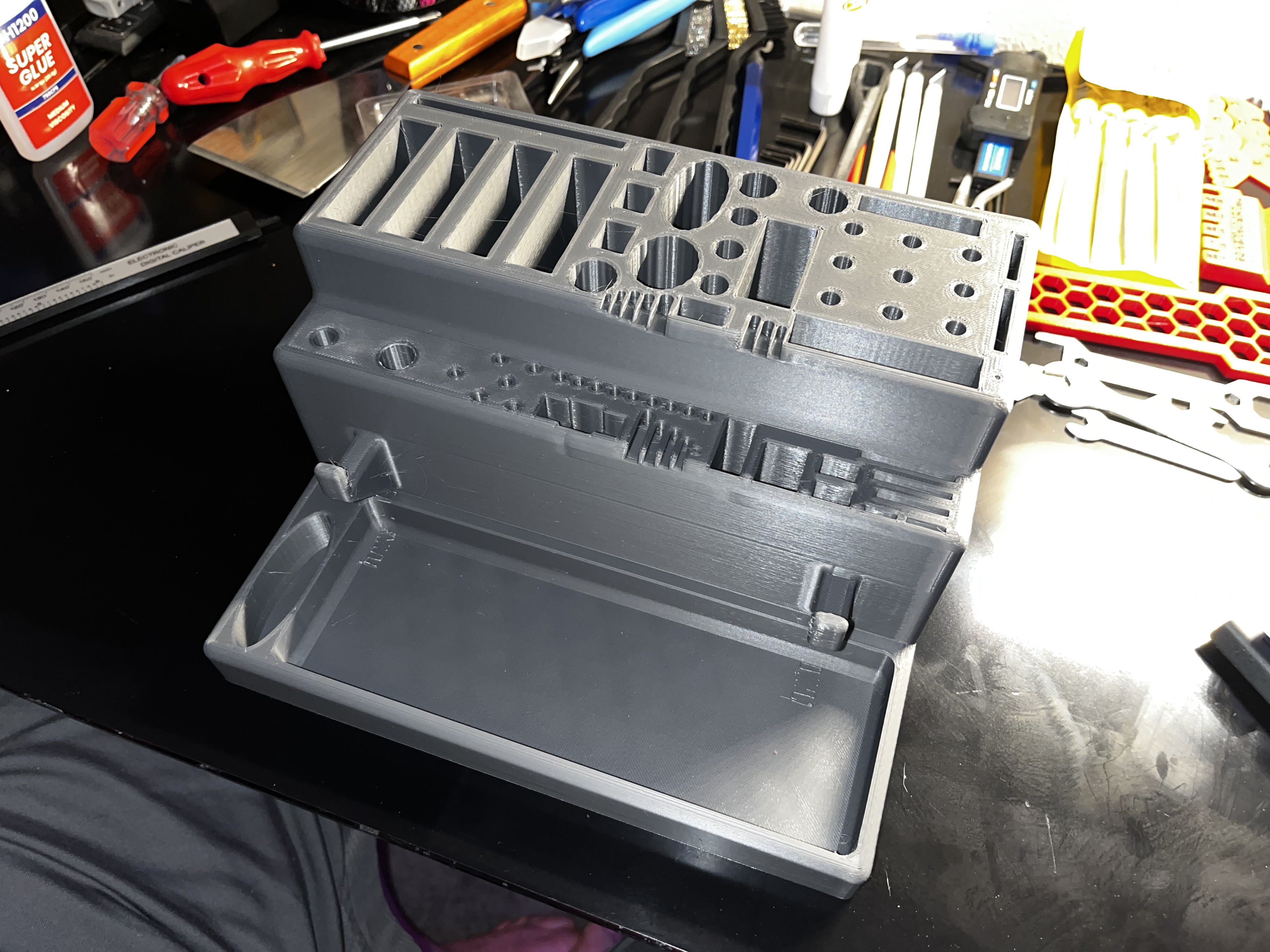 Khay Đựng Đồ Nghề Lớn Đa Năng Cho Bàn Máy In / Bàn Làm Việc