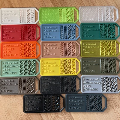 Mẫu Sợi Nhựa Tùy Chỉnh PrusaSlicer, Chỉnh Sửa Hoàn Toàn