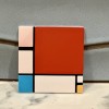 Tranh Búp Bê Mondrian - Bản Gốc Đỏ, Xanh Dương, Vàng - Thumbnail 2