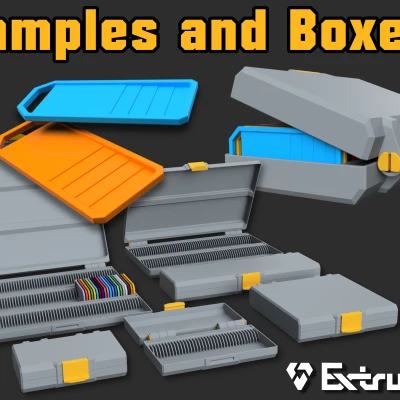 Hộp Mẫu Filament | Infill / Swatch Màu | In Toàn Bộ Được